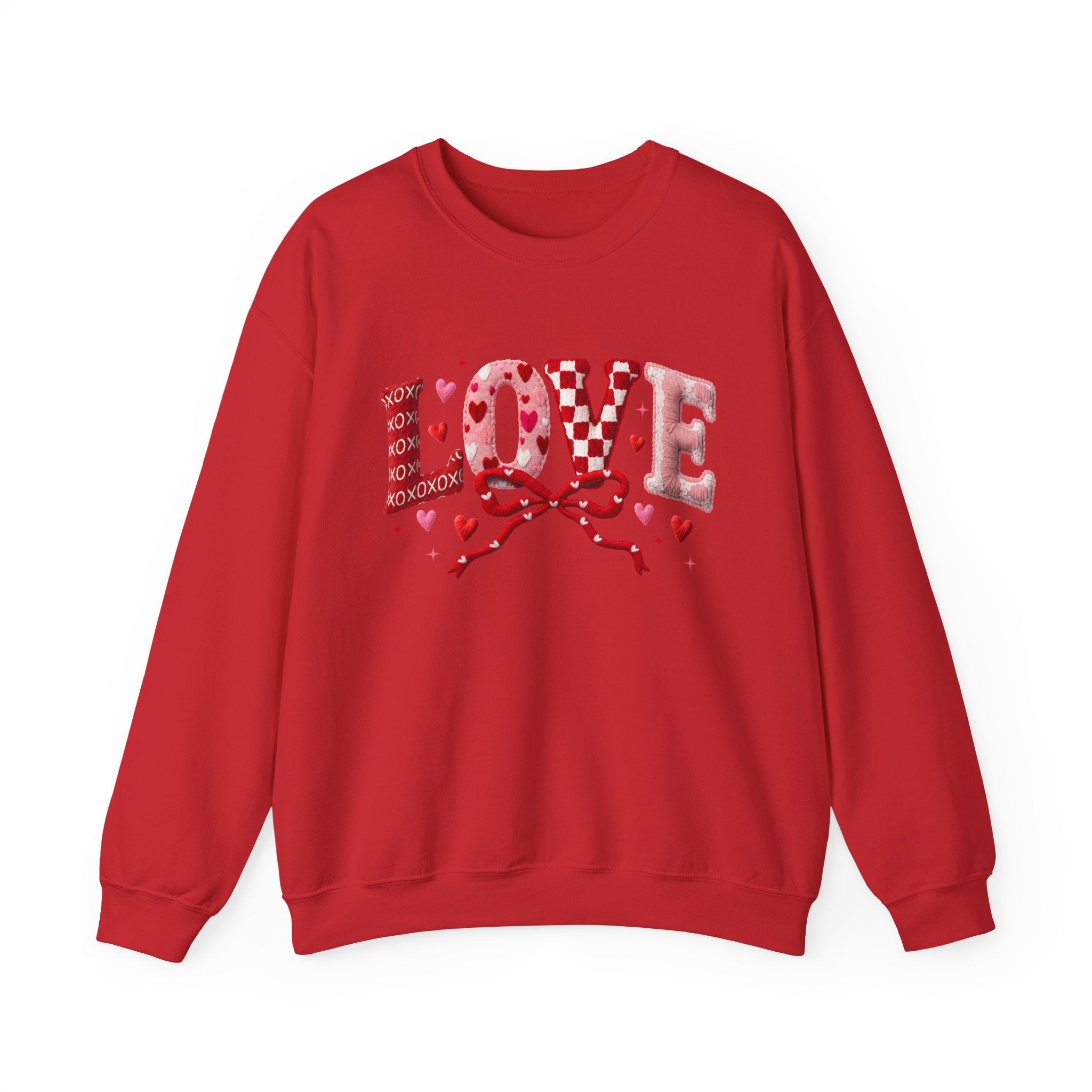 Valentine's Day Crewneck Sweatshirt — Romantic Holiday Pullover