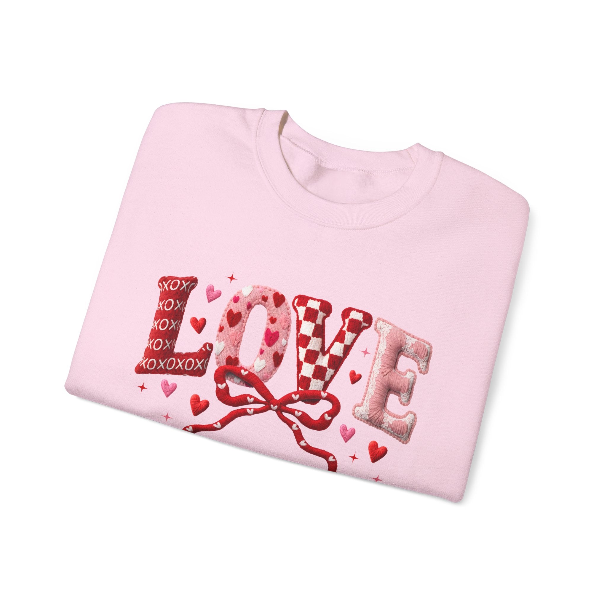 Valentine's Day Crewneck Sweatshirt — Romantic Holiday Pullover