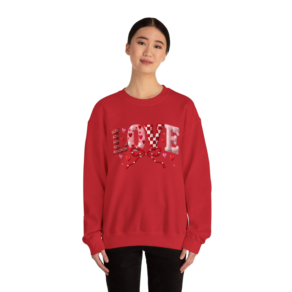 Valentine's Day Crewneck Sweatshirt — Romantic Holiday Pullover
