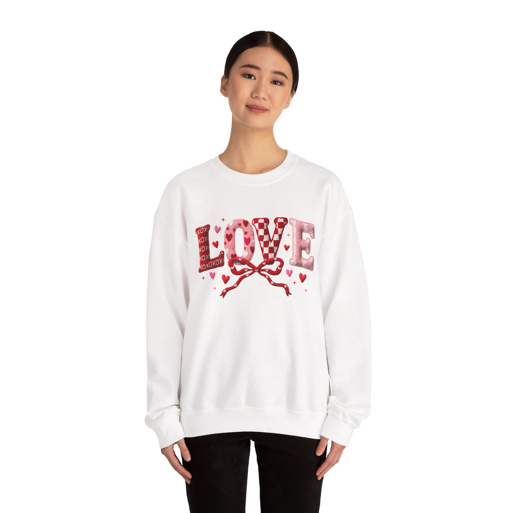 Valentine's Day Crewneck Sweatshirt — Romantic Holiday Pullover