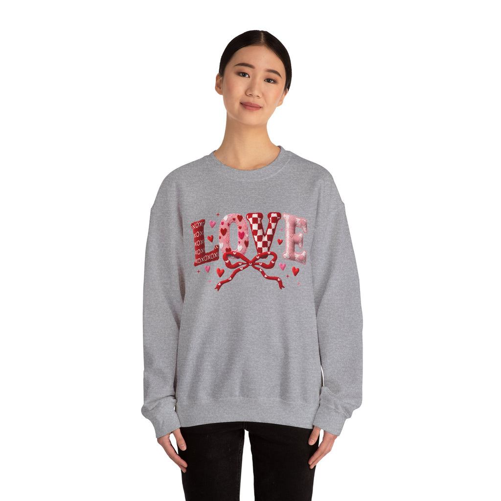 Valentine's Day Crewneck Sweatshirt — Romantic Holiday Pullover
