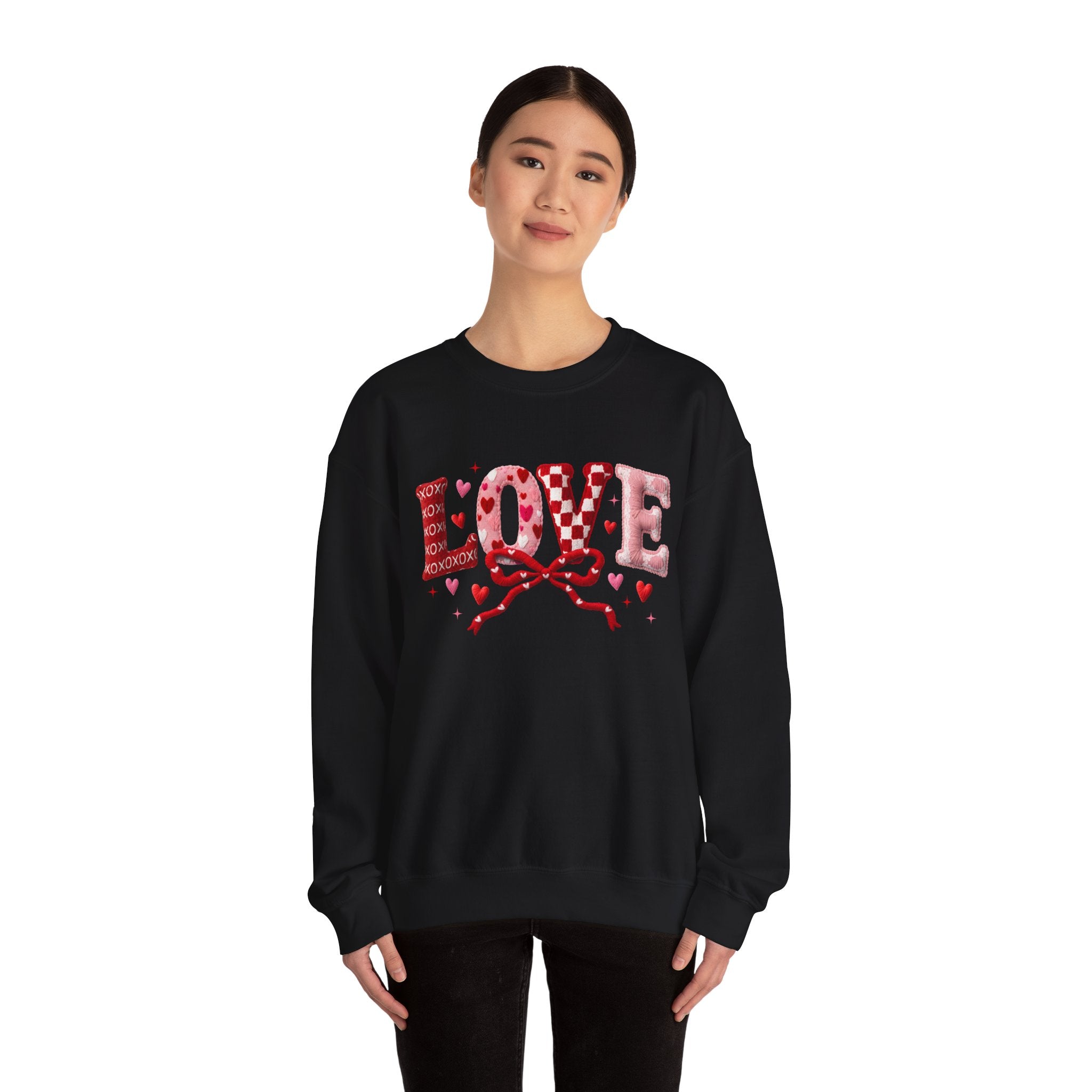 Valentine's Day Crewneck Sweatshirt — Romantic Holiday Pullover