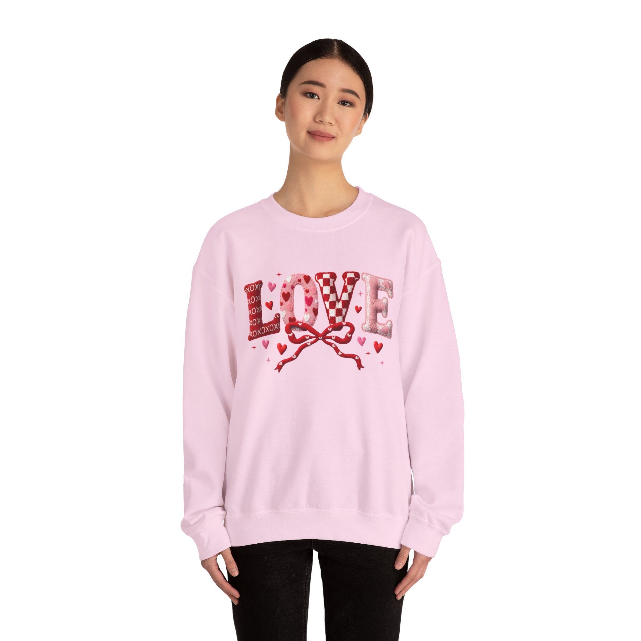 Valentine's Day Crewneck Sweatshirt — Romantic Holiday Pullover