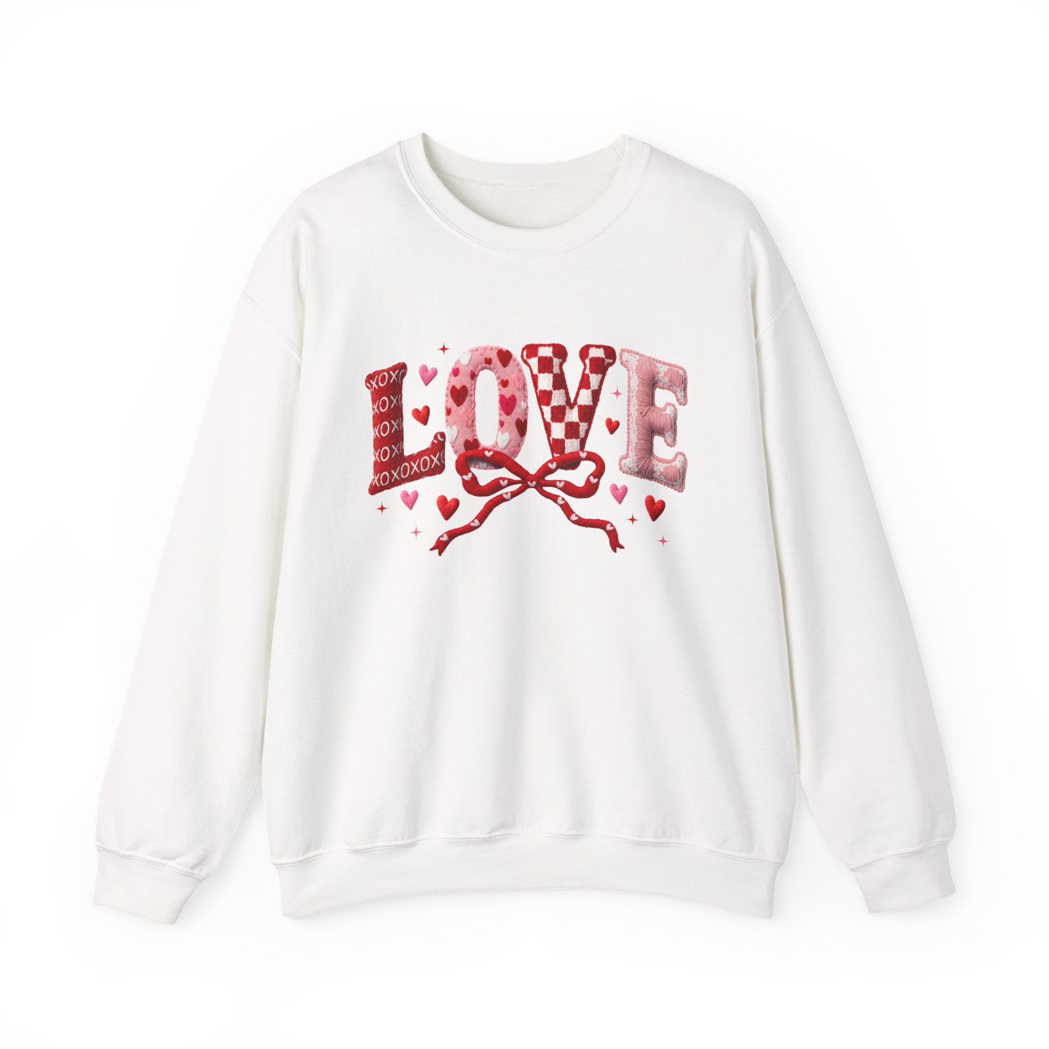 Valentine's Day Crewneck Sweatshirt — Romantic Holiday Pullover
