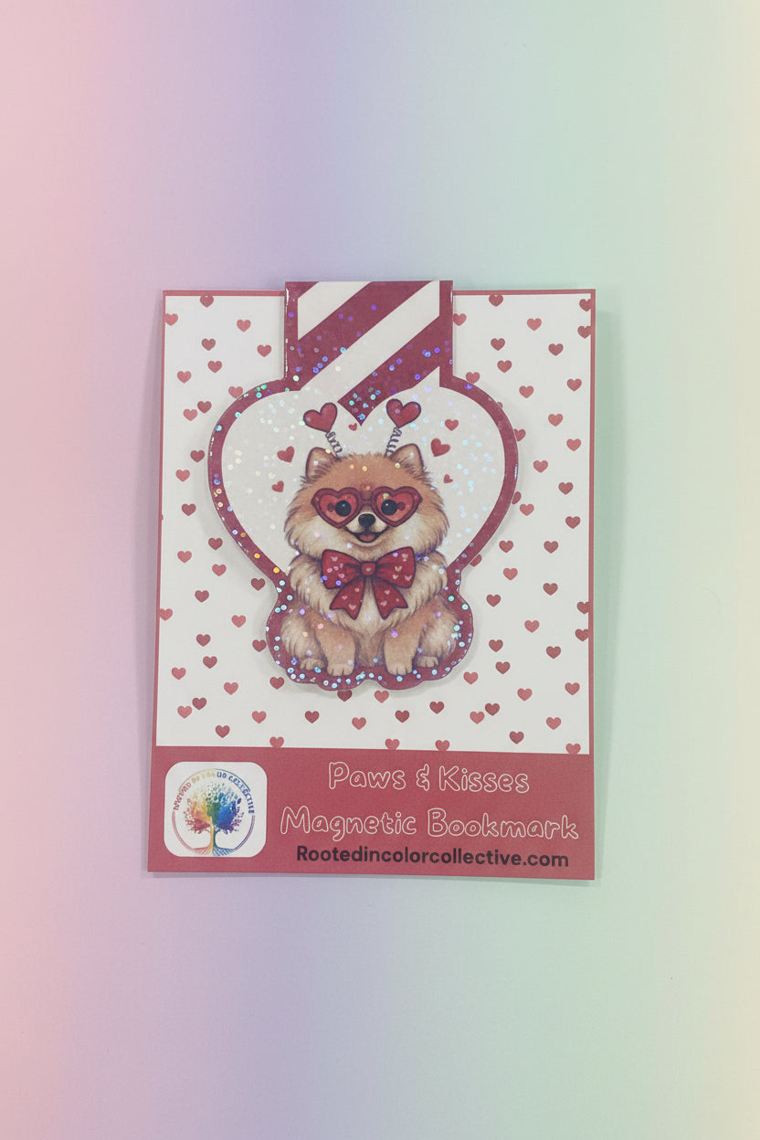 Paws & Kisses Magnetic Bookmarks