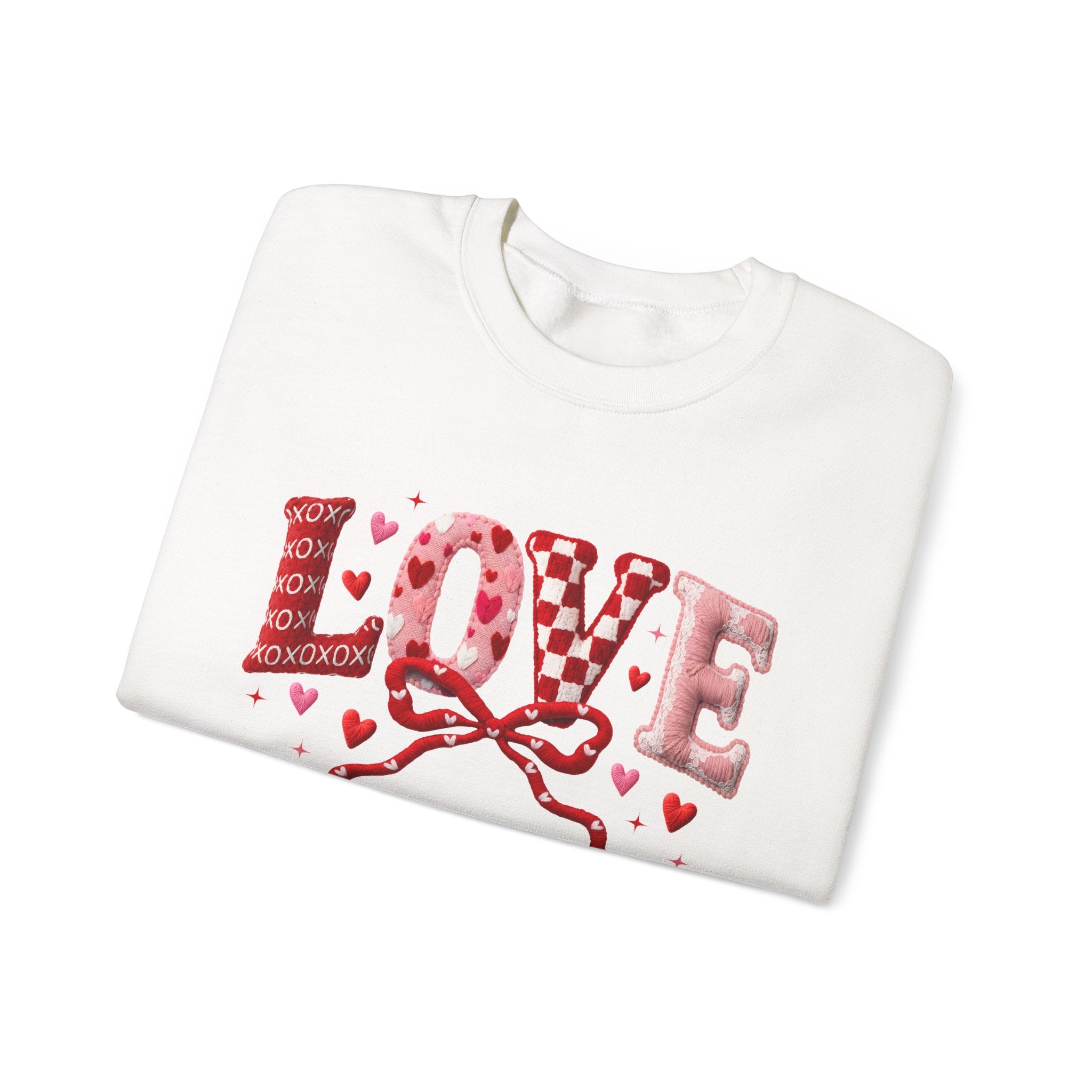 Valentine's Day Crewneck Sweatshirt — Romantic Holiday Pullover