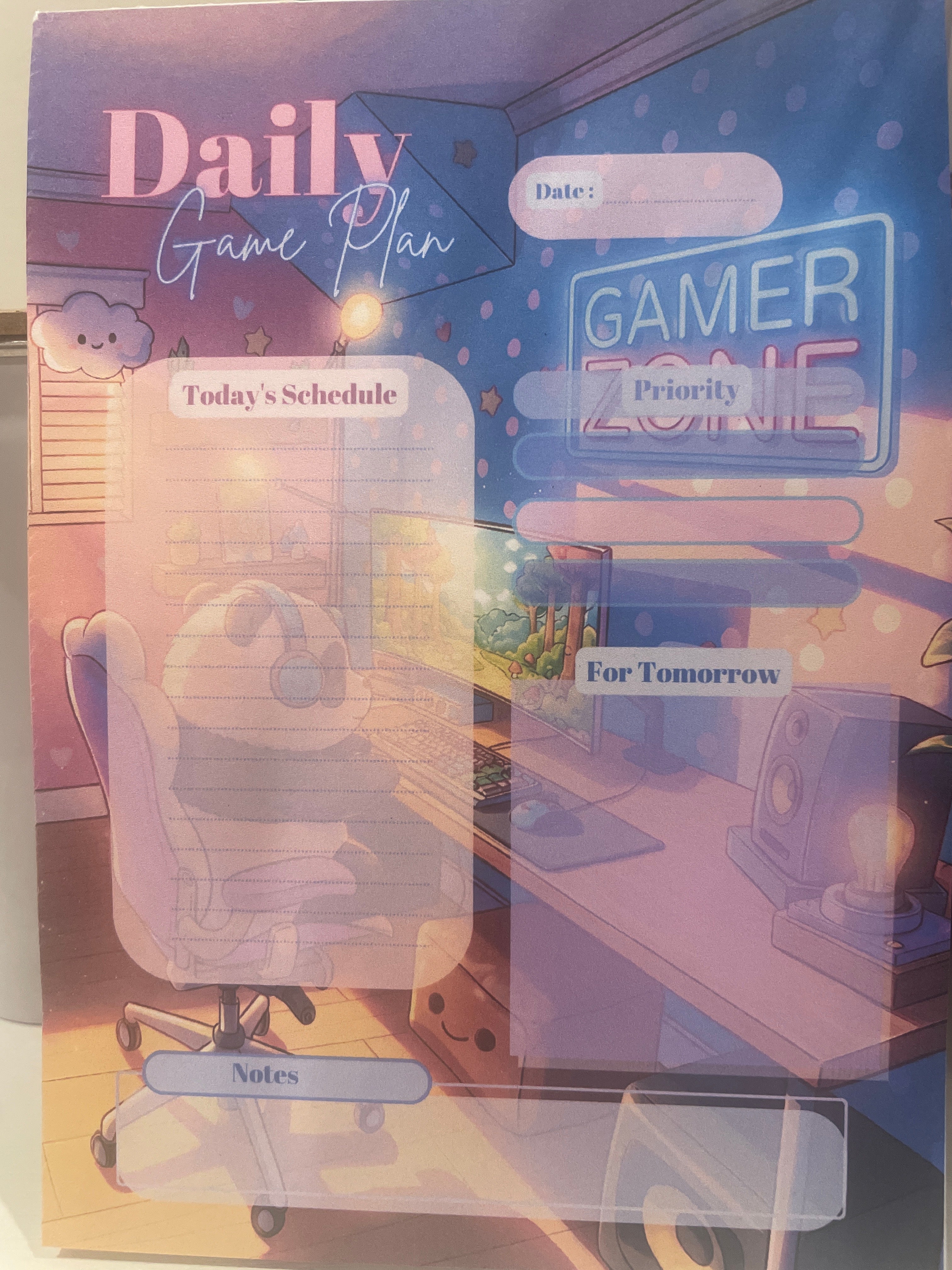 Game on Panda Daily Planner