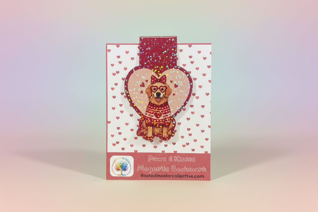 Paws & Kisses Magnetic Bookmarks
