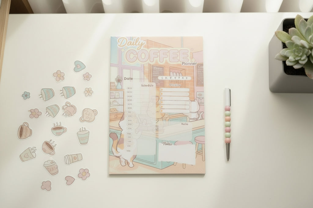 Cat Cafe Daily Planner