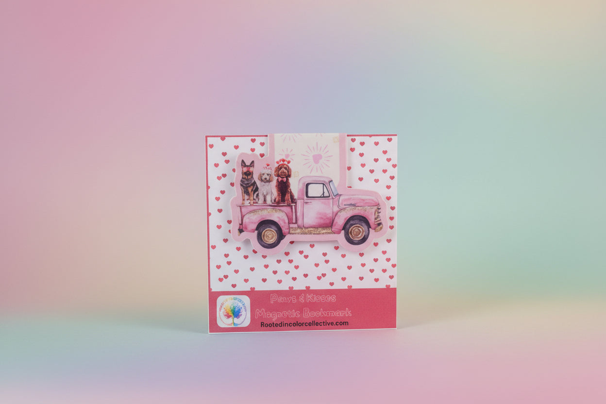 Paws & Kisses Magnetic Bookmarks